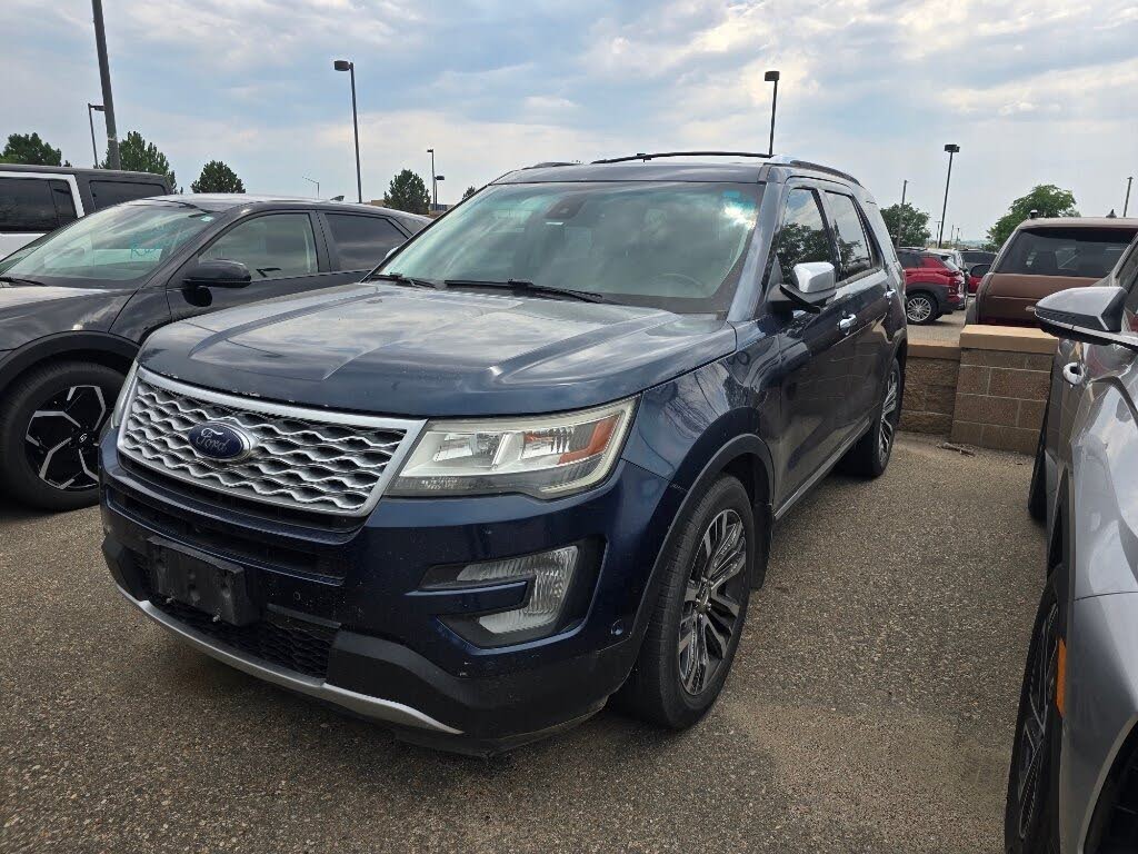Blue Jeans Metallic 2017 Ford Explorer SUV / Crossover All-Wheel Drive 6-Speed Automatic