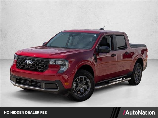 Ruby Red Metallic Tinted Clearcoat 2025 Ford Maverick Pickup Truck All-Wheel Drive 8-Speed Automatic