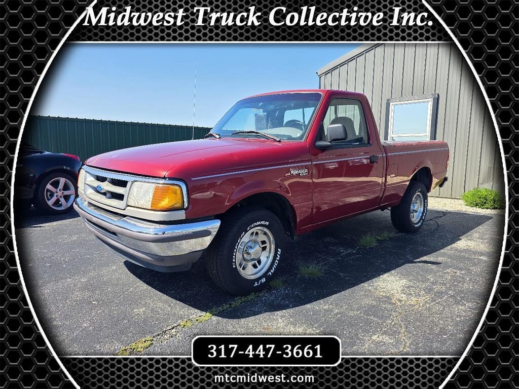 Red 1997 Ford Ranger Pickup Truck  Automatic