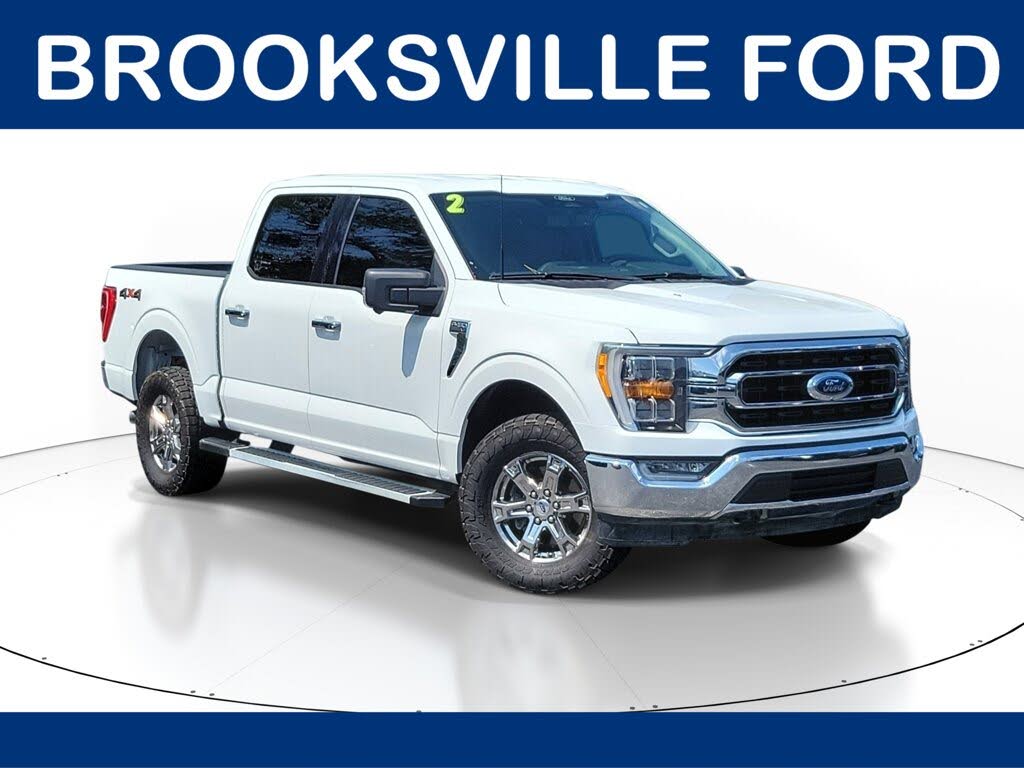 White 2022 Ford F-150 Pickup Truck Four-Wheel Drive Automatic