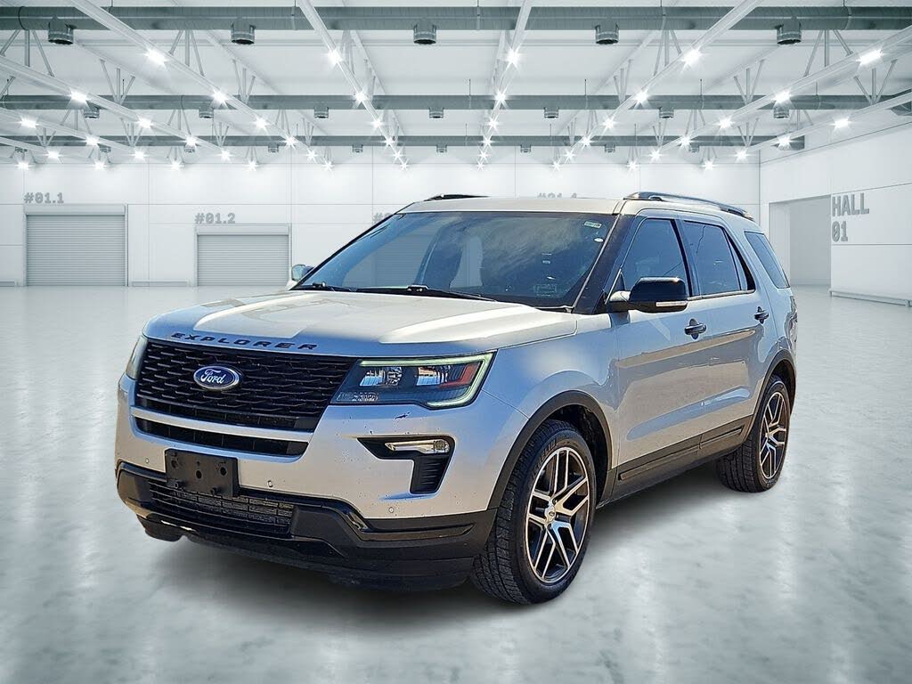 Ingot Silver 2018 Ford Explorer SUV / Crossover All-Wheel Drive 6-Speed Automatic
