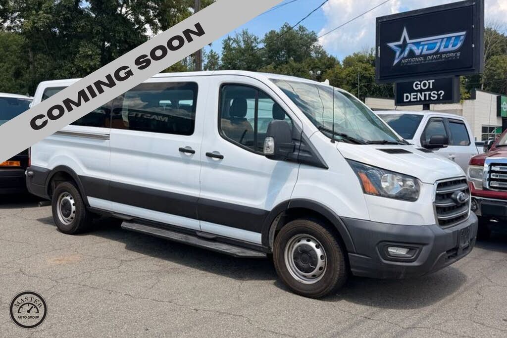 White 2020 Ford Transit Passenger Van Rear-Wheel Drive Automatic