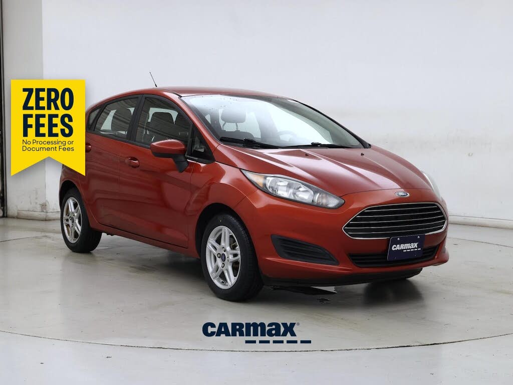 Red 2018 Ford Fiesta Hatchback Front-Wheel Drive Automatic