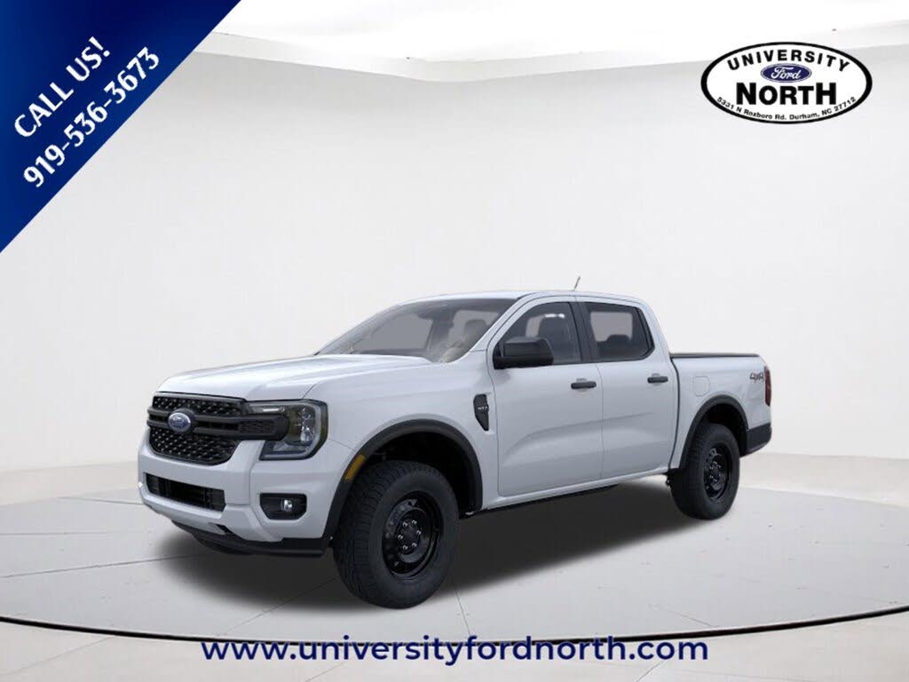 White 2026 Ford Ranger Pickup Truck Four-Wheel Drive Automatic