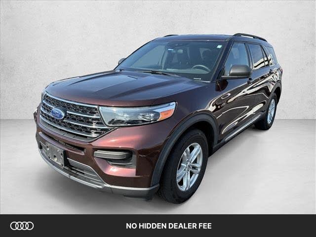 Red (Rich Copper Metallic Tinted Clearcoat) 2020 Ford Explorer SUV / Crossover All-Wheel Drive Automatic