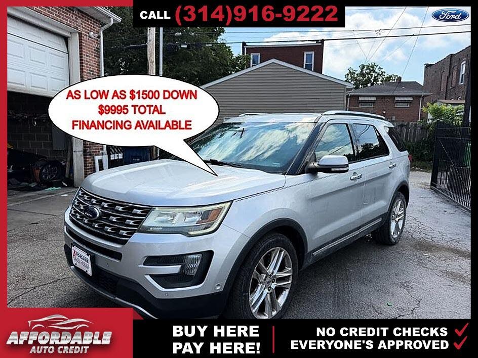 Ingot Silver 2016 Ford Explorer SUV / Crossover Front-Wheel Drive Automatic