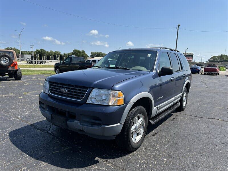 Deep Wedgewood Blue Clearcoat Metallic 2002 Ford Explorer SUV / Crossover Rear-Wheel Drive Automatic