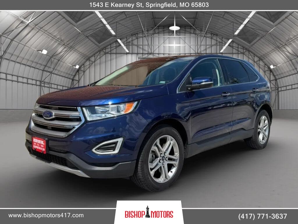 Blue 2016 Ford Edge SUV / Crossover All-Wheel Drive 6-Speed Automatic