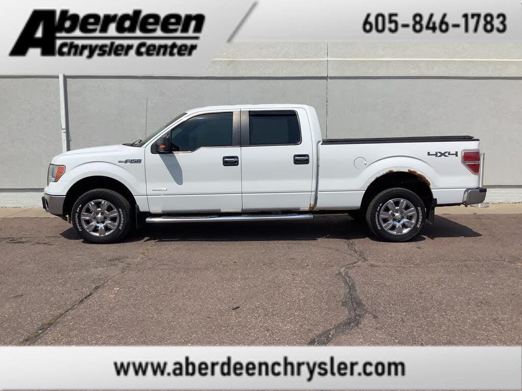 White 2012 Ford F-150 Pickup Truck Four-Wheel Drive Automatic