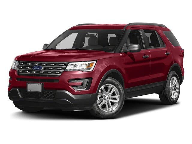 White 2017 Ford Explorer SUV / Crossover All-Wheel Drive Automatic