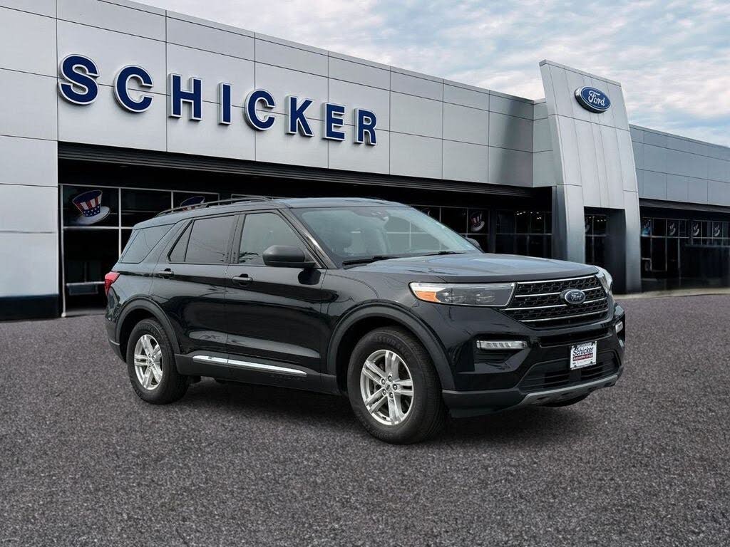 Agate Black Metallic 2020 Ford Explorer SUV / Crossover Rear-Wheel Drive 10-Speed Automatic