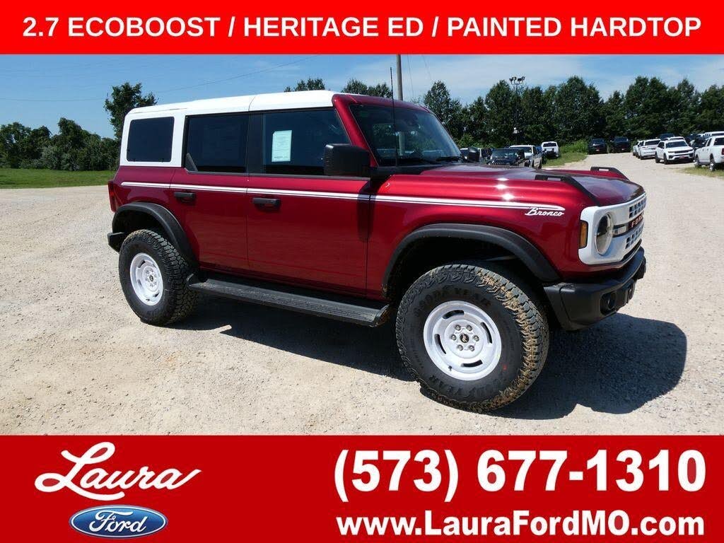 Ruby Red Metallic Tinted Clearcoat 2026 Ford Bronco SUV / Crossover Four-Wheel Drive Automatic