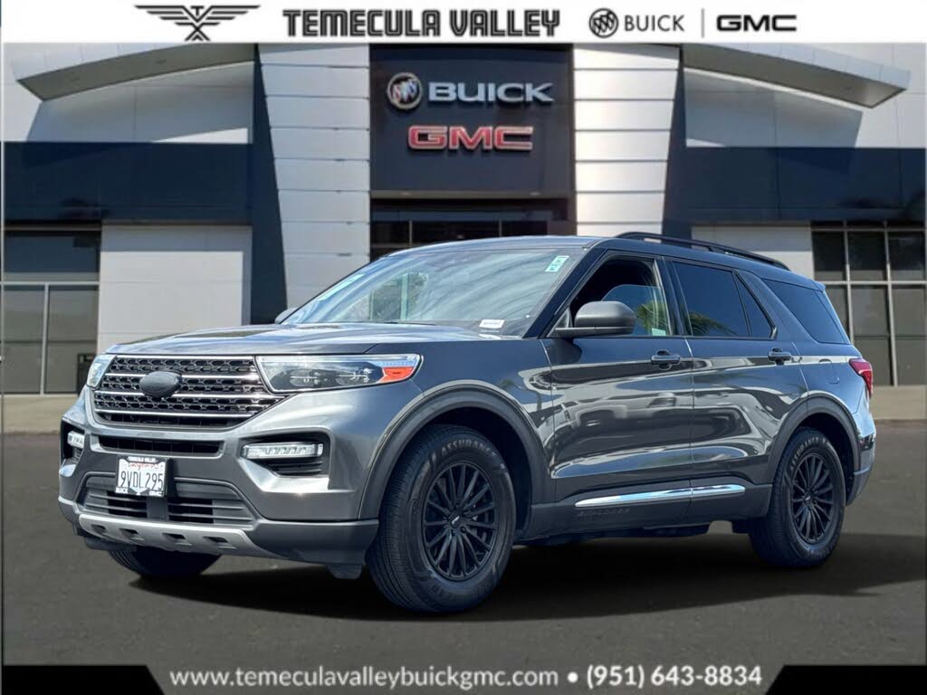 Gray 2020 Ford Explorer SUV / Crossover Rear-Wheel Drive 