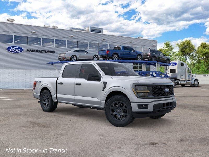 Iconic Silver Metallic 2026 Ford F-150 Pickup Truck Four-Wheel Drive Automatic