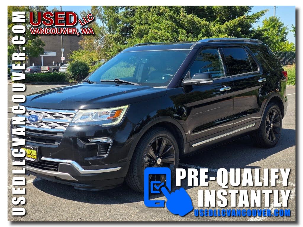 Black 2018 Ford Explorer SUV / Crossover Front-Wheel Drive 6-Speed Automatic