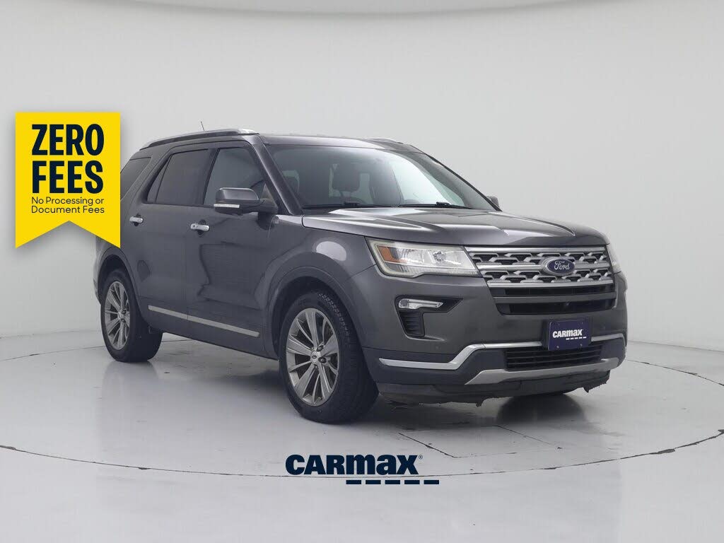 Gray 2018 Ford Explorer SUV / Crossover Front-Wheel Drive Automatic