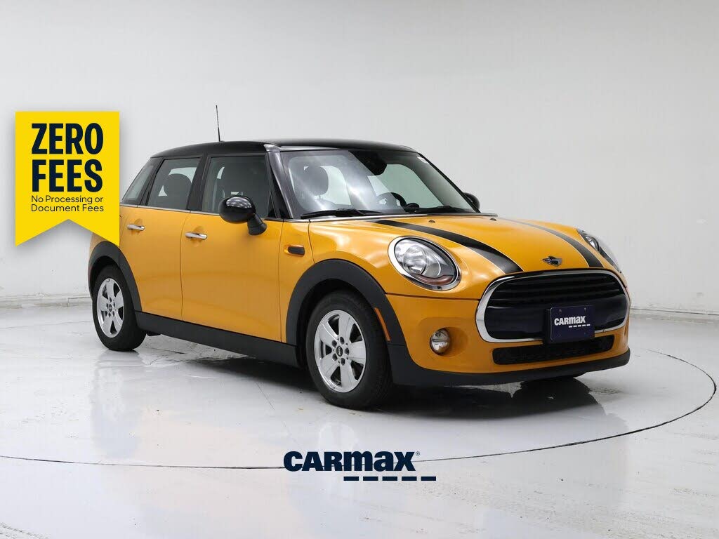 Yellow 2017 MINI Cooper Hatchback Front-Wheel Drive Automatic