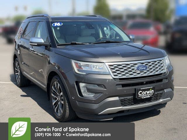 Gray (Magnetic Metallic) 2016 Ford Explorer SUV / Crossover All-Wheel Drive 6-Speed Automatic