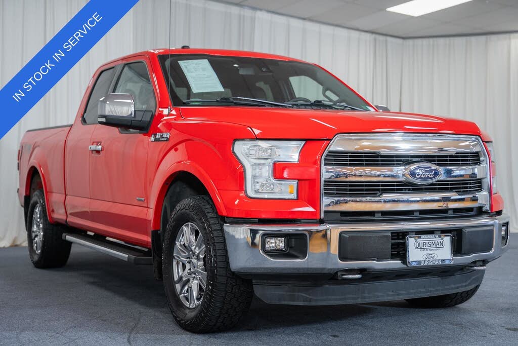 Race Red 2016 Ford F-150 Pickup Truck Four-Wheel Drive 6-Speed Automatic