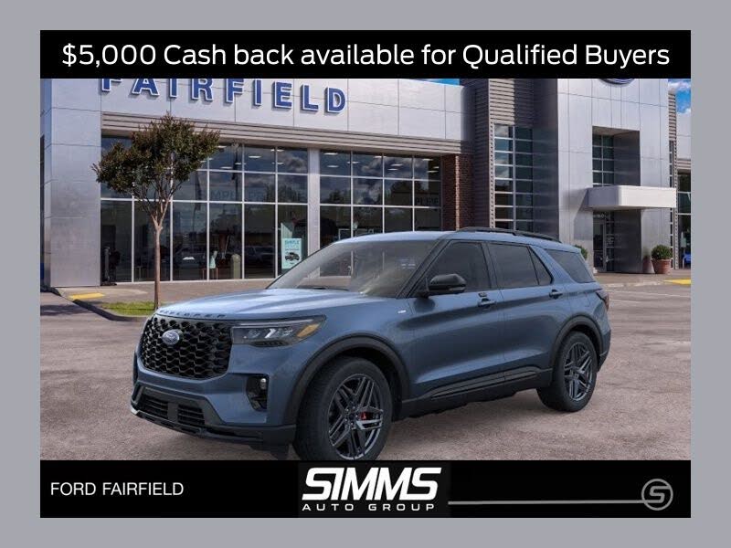 Vapor Blue Metallic 2026 Ford Explorer SUV / Crossover All-Wheel Drive Automatic