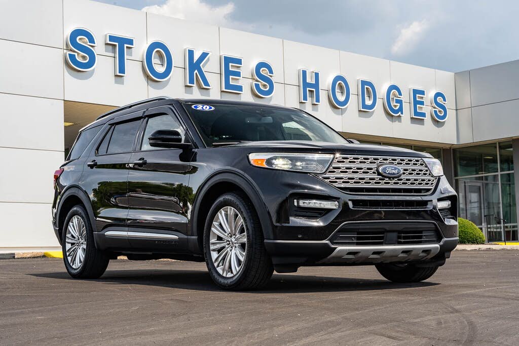 Black Metallic 2020 Ford Explorer SUV / Crossover Rear-Wheel Drive Automatic