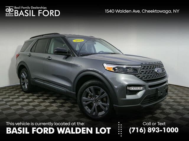 Gray Metallic 2023 Ford Explorer SUV / Crossover All-Wheel Drive Automatic