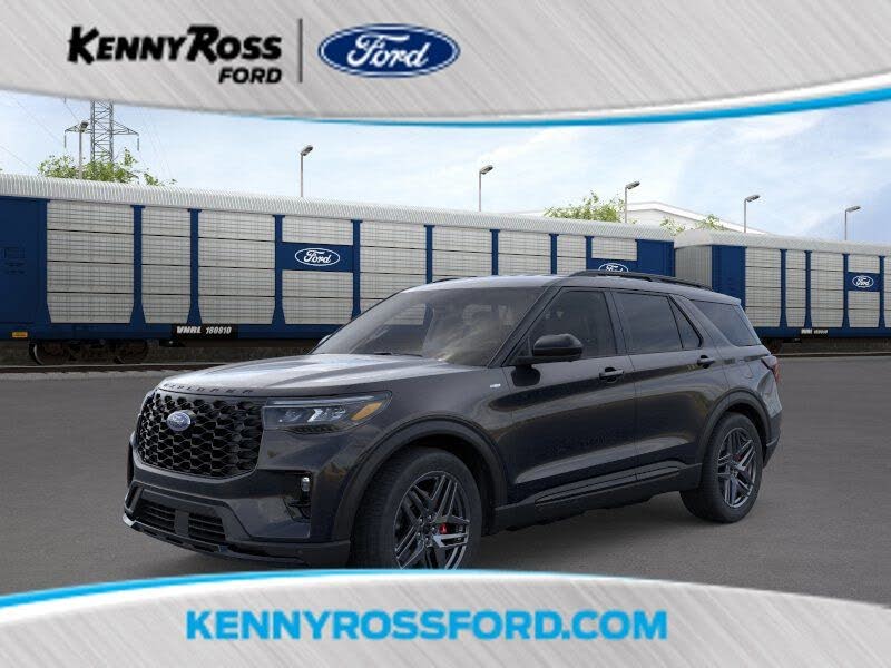 Black Metallic 2026 Ford Explorer SUV / Crossover All-Wheel Drive Automatic