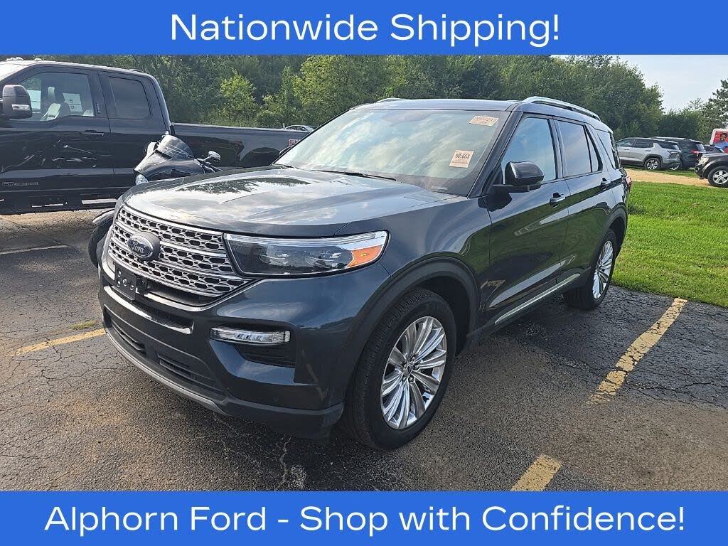 Blue Metallic 2023 Ford Explorer SUV / Crossover All-Wheel Drive Automatic