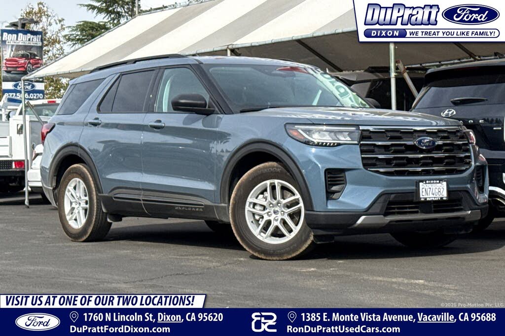 Vapor Blue 2026 Ford Explorer SUV / Crossover Rear-Wheel Drive Automatic
