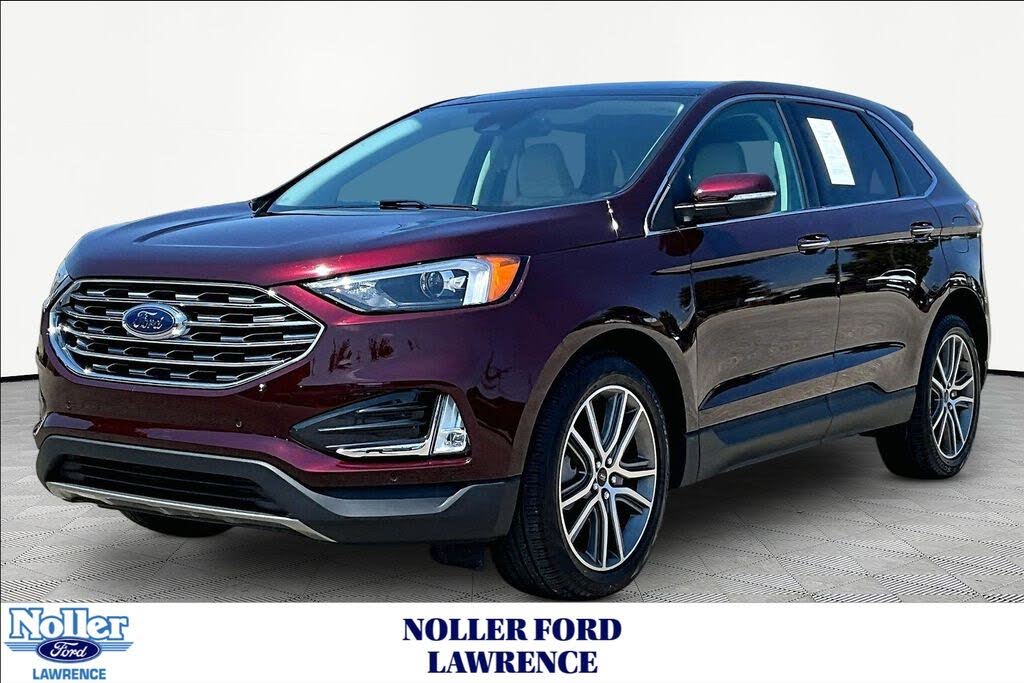 Red (Burgundy Velvet Metallic Tinted Clearcoat) 2024 Ford Edge SUV / Crossover All-Wheel Drive 8-Speed Automatic