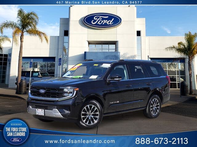 Agate Black Metallic 2025 Ford Expedition SUV / Crossover Four-Wheel Drive Automatic
