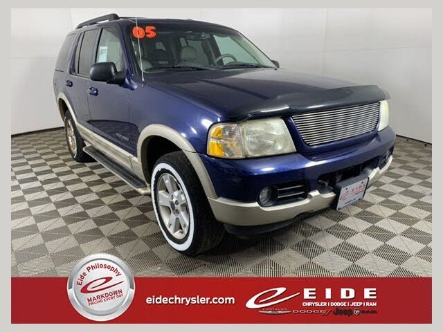Medium Wedgewood Blue Clearcoat Metallic 2005 Ford Explorer SUV / Crossover Four-Wheel Drive 5-Speed Automatic