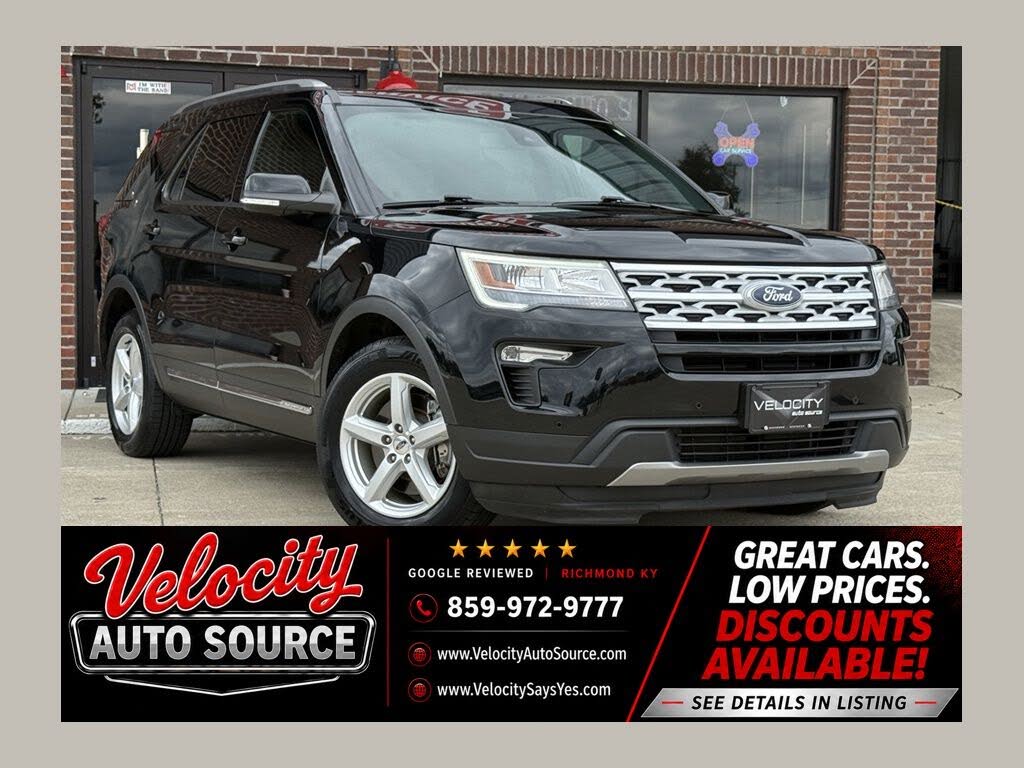 Shadow Black 2018 Ford Explorer SUV / Crossover Front-Wheel Drive 6-Speed Automatic