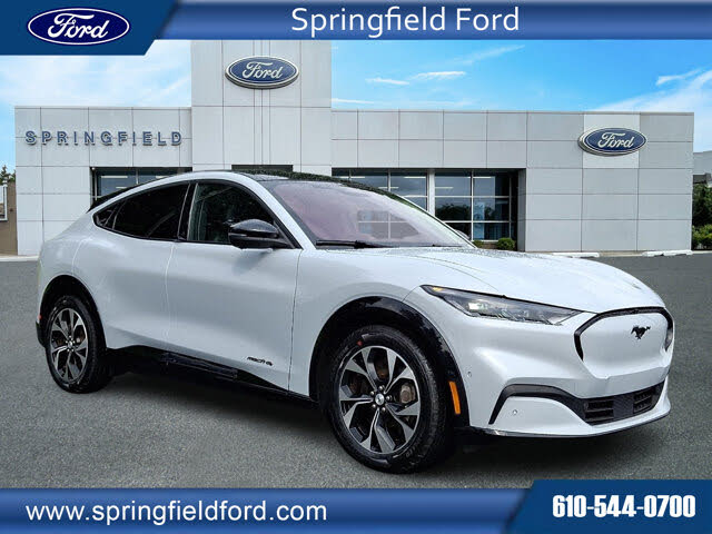 Space White Metallic 2023 Ford Mustang Mach-E SUV / Crossover All-Wheel Drive Automatic