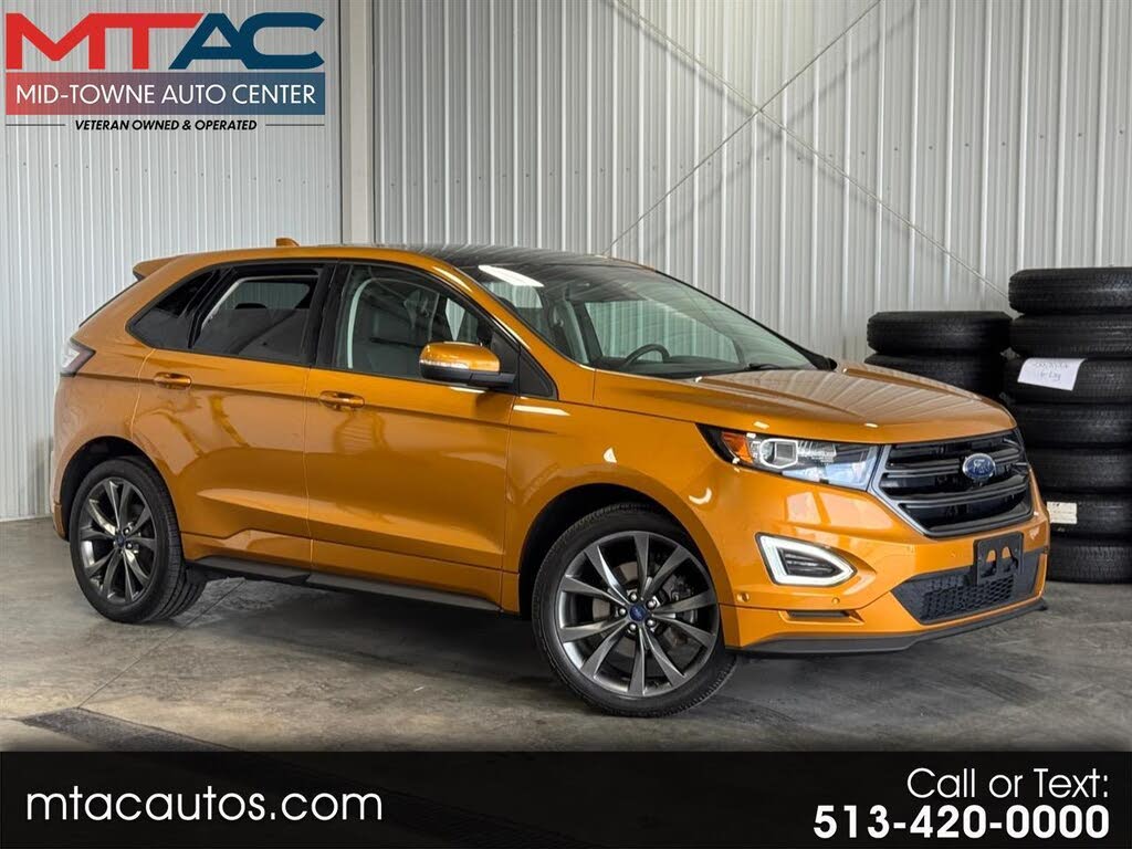 Orange 2016 Ford Edge SUV / Crossover All-Wheel Drive Automatic