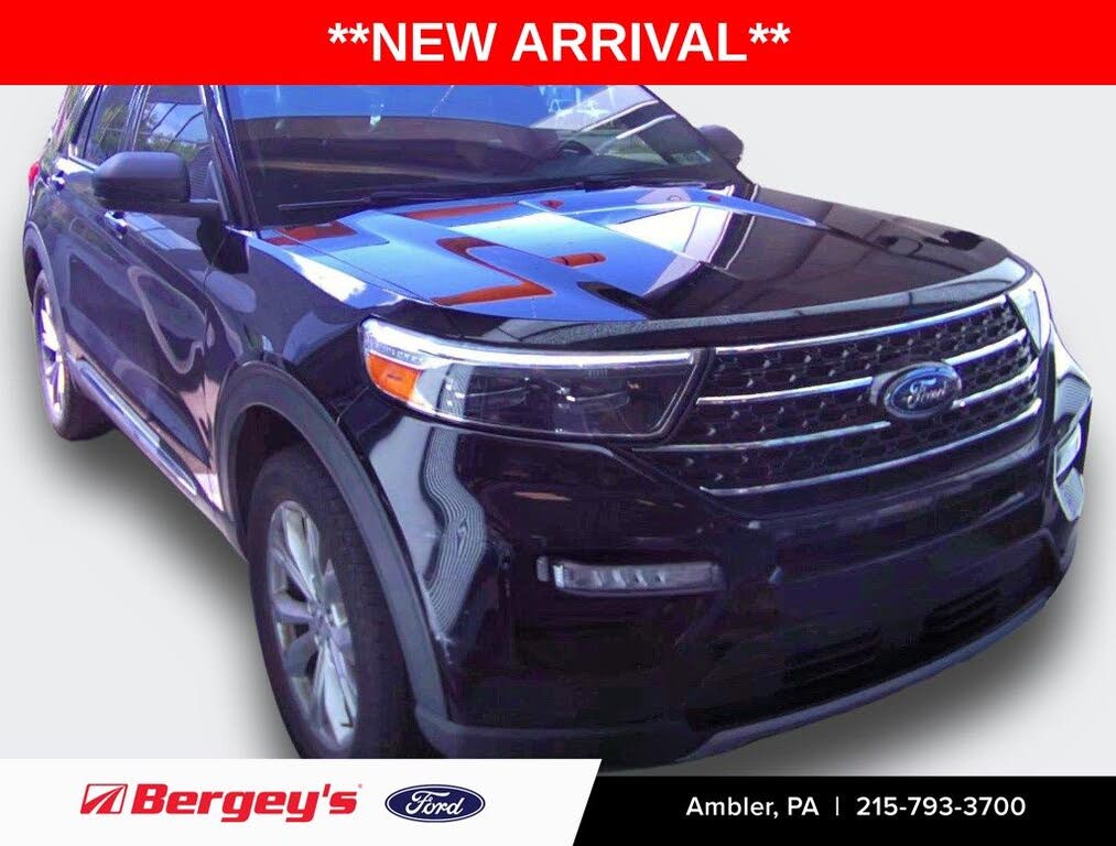 Black Metallic 2020 Ford Explorer SUV / Crossover All-Wheel Drive Automatic