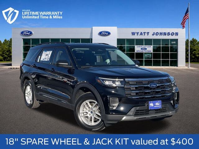 Black Metallic 2026 Ford Explorer SUV / Crossover All-Wheel Drive Automatic