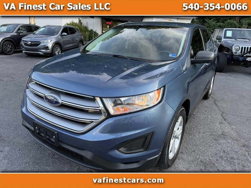 Blue 2018 Ford Edge SUV / Crossover Front-Wheel Drive Automatic