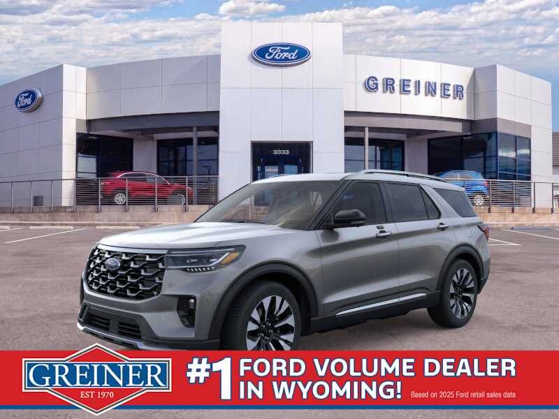 Gray 2026 Ford Explorer SUV / Crossover All-Wheel Drive Automatic