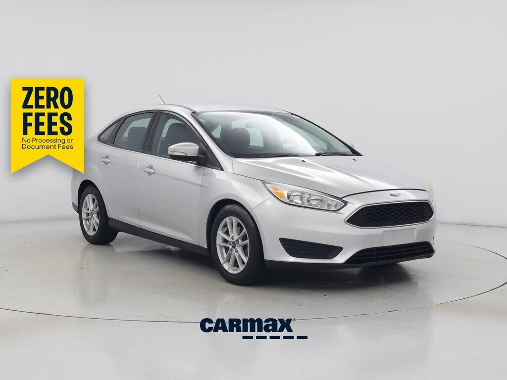Silver 2017 Ford Focus Sedan Front-Wheel Drive Automatic