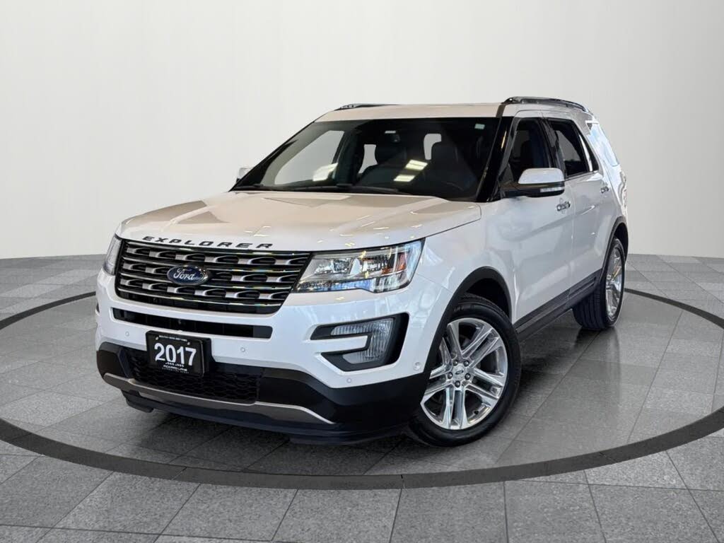 White 2017 Ford Explorer SUV / Crossover All-Wheel Drive 6-Speed Automatic