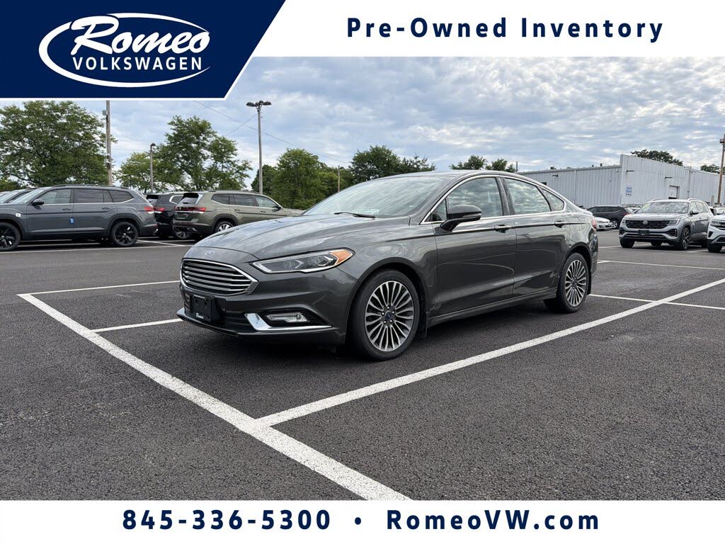 Gray 2017 Ford Fusion Sedan All-Wheel Drive Automatic