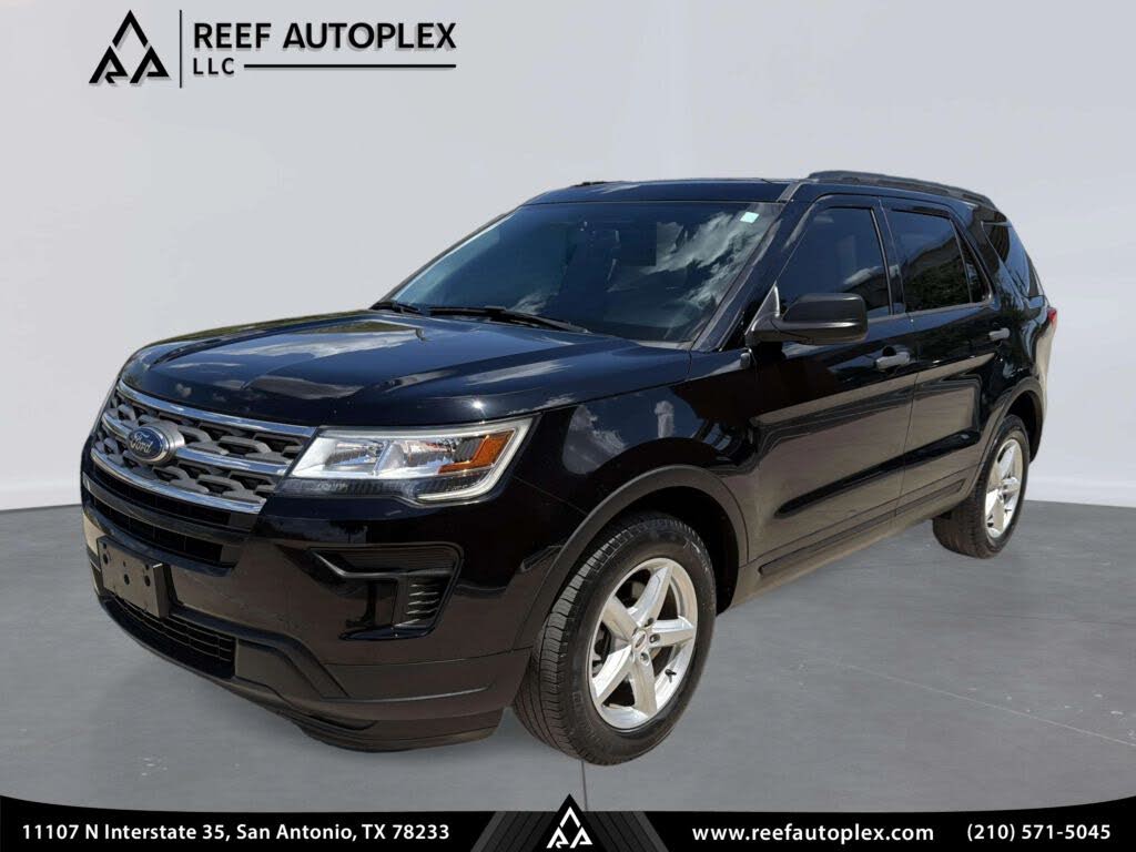 Black 2018 Ford Explorer SUV / Crossover All-Wheel Drive 6-Speed Automatic