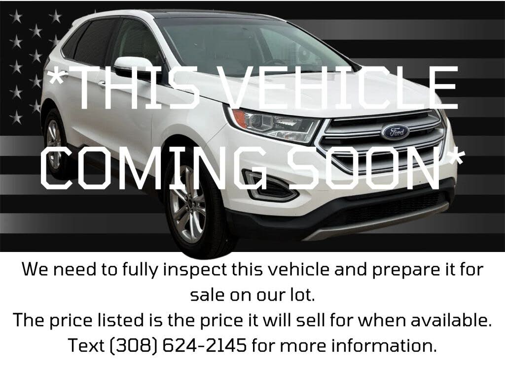White 2016 Ford Edge SUV / Crossover All-Wheel Drive 6-Speed Automatic
