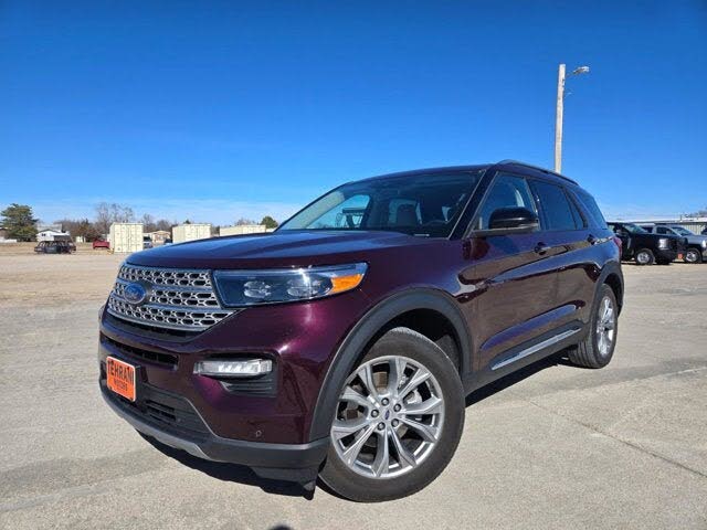 Red 2023 Ford Explorer SUV / Crossover All-Wheel Drive Automatic