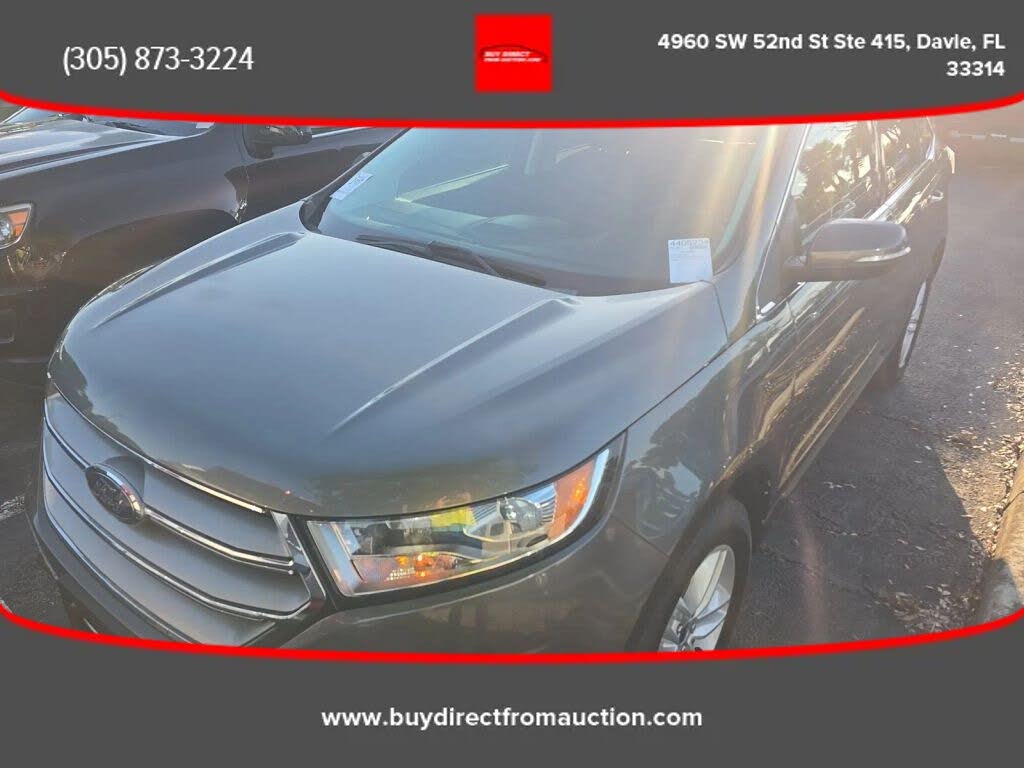 Gray 2018 Ford Edge SUV / Crossover All-Wheel Drive 6-Speed Automatic