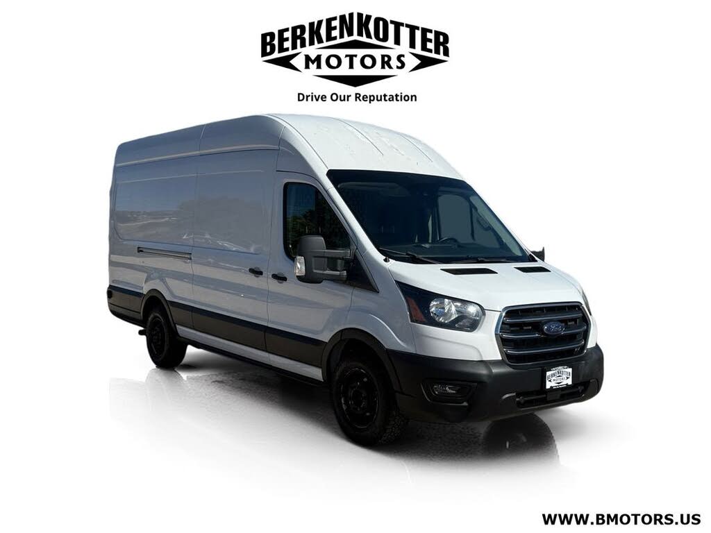 White 2020 Ford Transit Cargo Van All-Wheel Drive Automatic