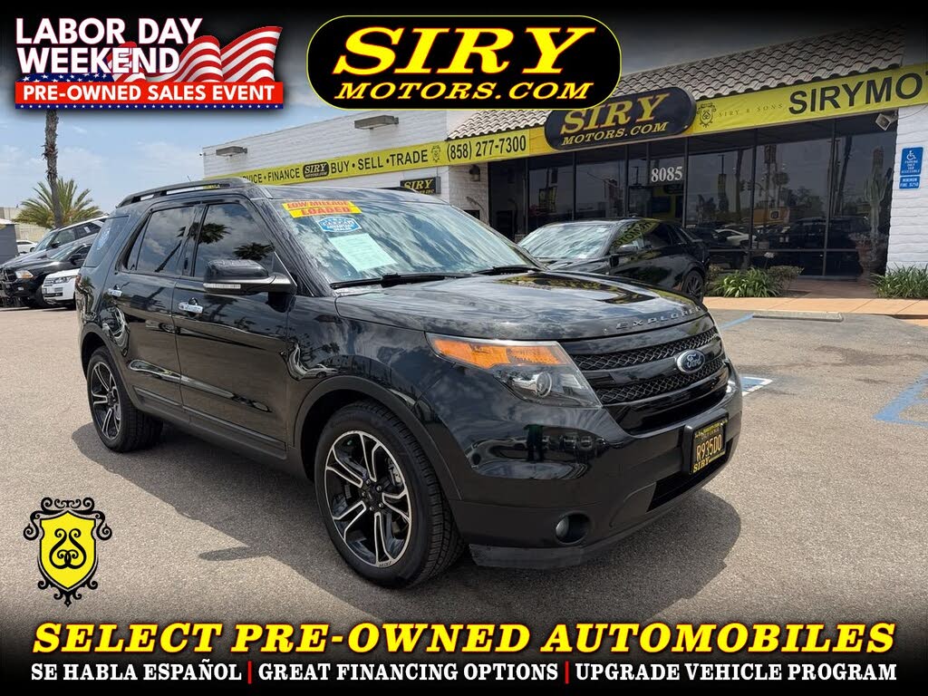 Black 2013 Ford Explorer SUV / Crossover All-Wheel Drive 6-Speed Automatic