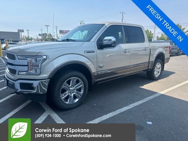 Brown (Beige) 2018 Ford F-150 Pickup Truck Four-Wheel Drive Automatic