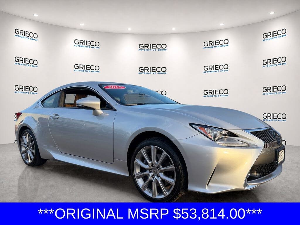 Silver 2015 Lexus RC Coupe All-Wheel Drive 6-Speed Automatic